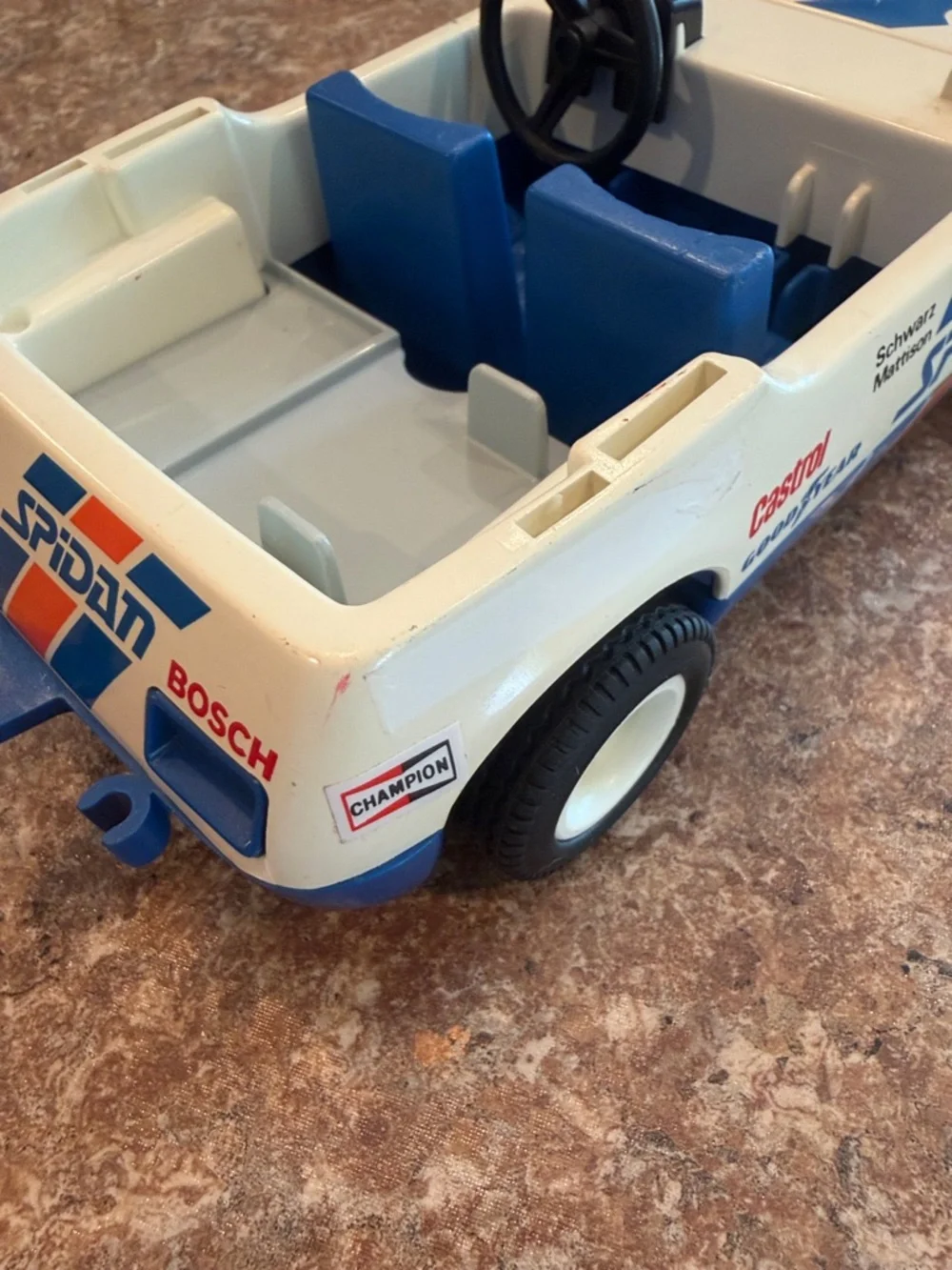 1976 Playmobil Spidan Car Toy Collectible Vehicle Vintage Kids Toy Car